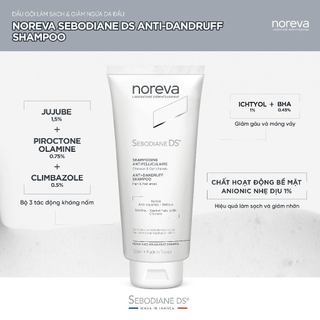 Dầu gội làm sạch và giảm ngứa Noreva Sebodiane DS Anti - Dandruff Shampoo 150ML