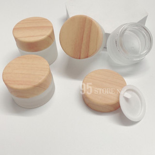 Hũ thuỷ tinh loại xịn nắp nhựa gỗ đựng dung dịch