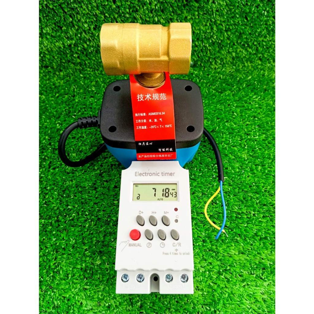 Van nước điện từ , van bi đồng thau 220V đóng mở nước từ xa tiện lợi