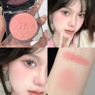 [ Bi YA] Phấn Má Hồng BI YA 5 Màu Hộp Vuông Nhỏ Dập Nổi Màu Gradient Tự Nhiên