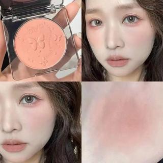 [ Bi YA] Phấn Má Hồng BI YA 5 Màu Hộp Vuông Nhỏ Dập Nổi Màu Gradient Tự Nhiên