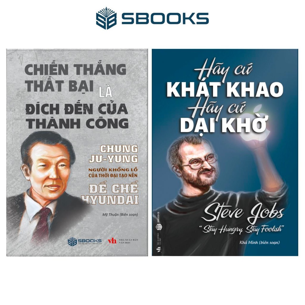 Sách - Combo 2 Cuốn: Chiến Thắng Thất Bại Là Đích Đến Của Thành Công + Hãy Cứ Khát Khao Hãy Cứ Dại Khờ - SBOOKS