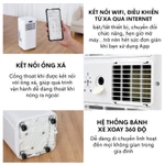 Máy lạnh đứng di động Fujihome PAC09 điều hòa thông minh làm lạnh 2600W - Kết nối wifi - BH 24 tháng — ảnh 3