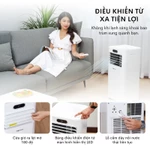 Máy lạnh đứng di động Fujihome PAC09 điều hòa thông minh làm lạnh 2600W - Kết nối wifi - BH 24 tháng — ảnh 4
