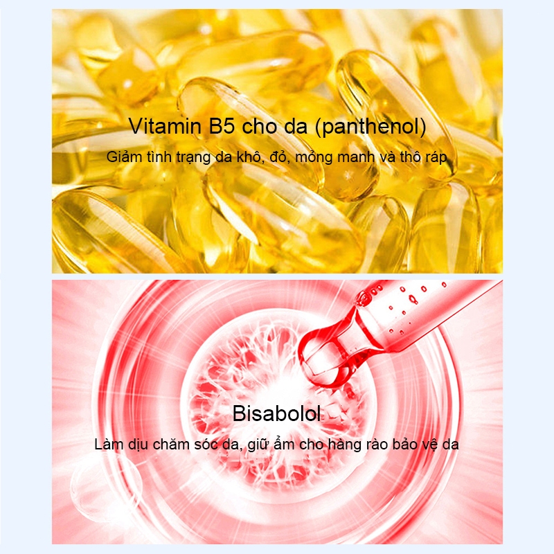 Kem phục hồi B5 Kem đỏ da mặt 40ml Da nhạy cảm làm mờ vết mụn phục hồi hàng rào bảo vệ da hư tổn