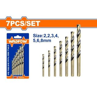 WADFOW Bộ 7 mũi khoan xoắn ốc HSS WTD3K01