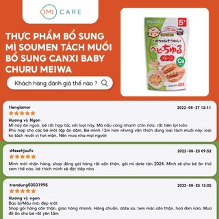 [DATE 13.9.25] Mì Soumen Tách Muối Vị Truyền Thống Bổ Sung Canxi Baby Churu Yuwa Cho Bé Từ 5 Tháng Tuổi Nhật Bản (100g)