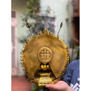 Tượng Chuẩn Đề Phật Thiên thủ thiên nhãn nghìn mắt nghìn tay bằng đồng vật phẩm phong thủy tâm linh trưng bày