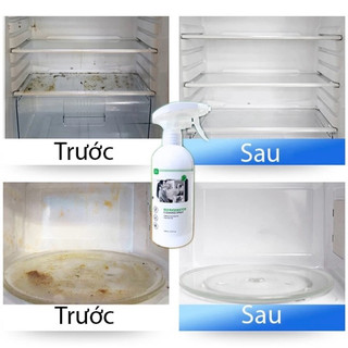 Xịt Vệ Sinh Tủ Lạnh SU Chiết Xuất Thực Vật - Nano Bạc Diệt Khuẩn, Khử Mùi (Dung Tích 500ml)