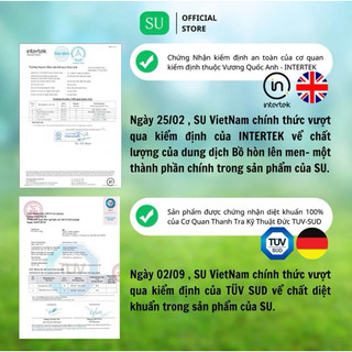 Xịt Vệ Sinh Tủ Lạnh SU Chiết Xuất Thực Vật - Nano Bạc Diệt Khuẩn, Khử Mùi (Dung Tích 500ml)