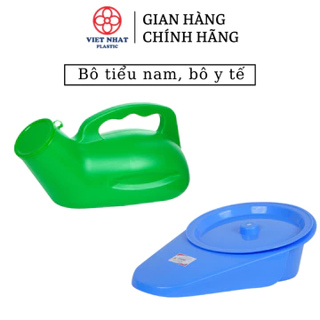 Bô tiểu nam, bô dẹt nữ, bô mỏ vịt, bô vệ sinh tại giường cho người ốm, người già - Việt Nhật Plastic HN