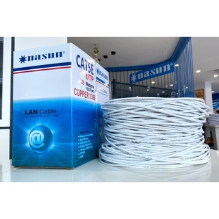 (Cuộn 305m). Cáp mạng, Dây mạng Cat5e Nasun COPPER