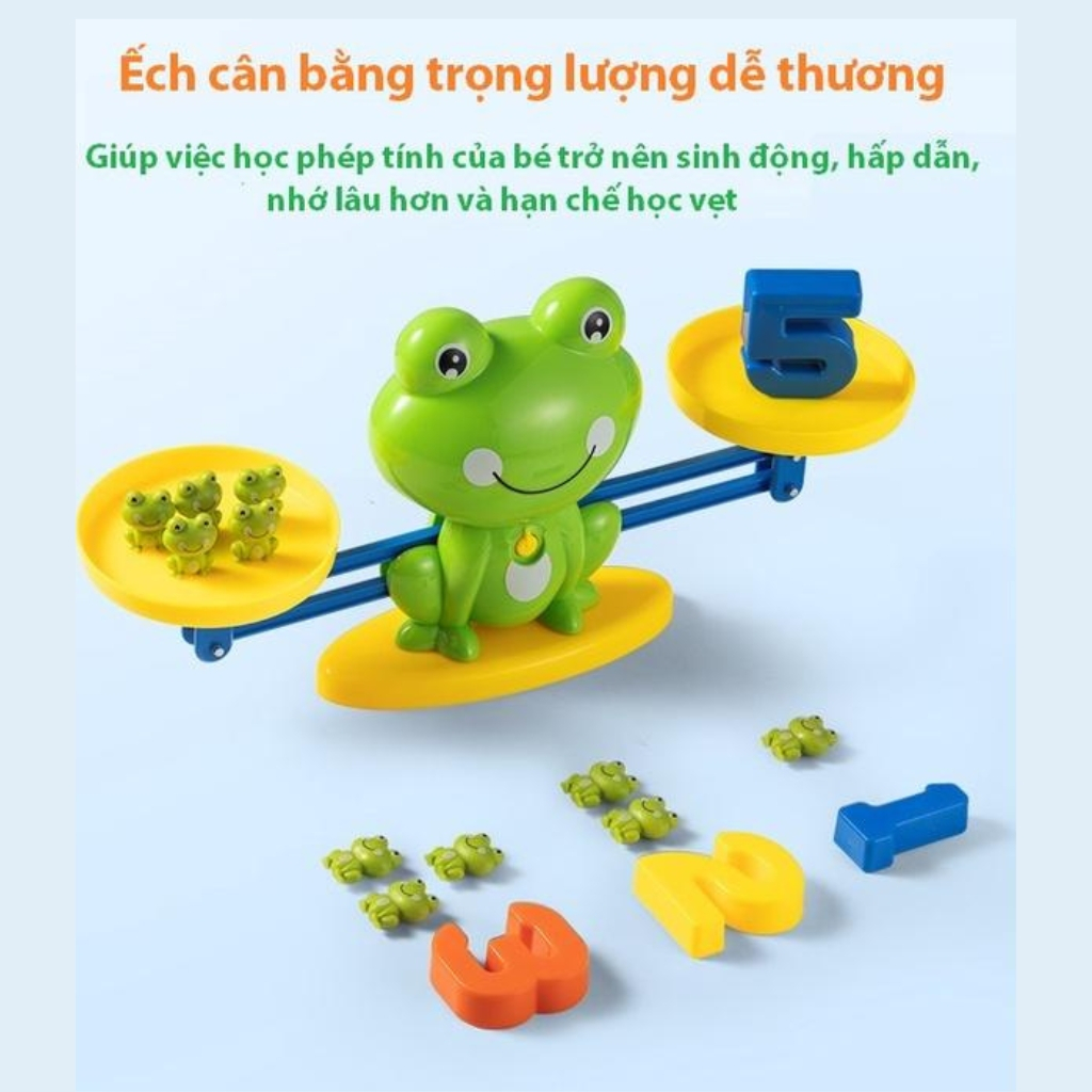 Ảnh Đồ Chơi Cân Bằng Ếch Con Giúp Bé Rèn Luyện Tư Duy, Làm Quen Với Tóan 3