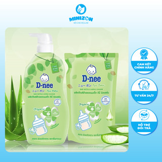 Nước Rửa Bình Sữa Dnee Organic Thái Lan 600ml Mẫu Mới