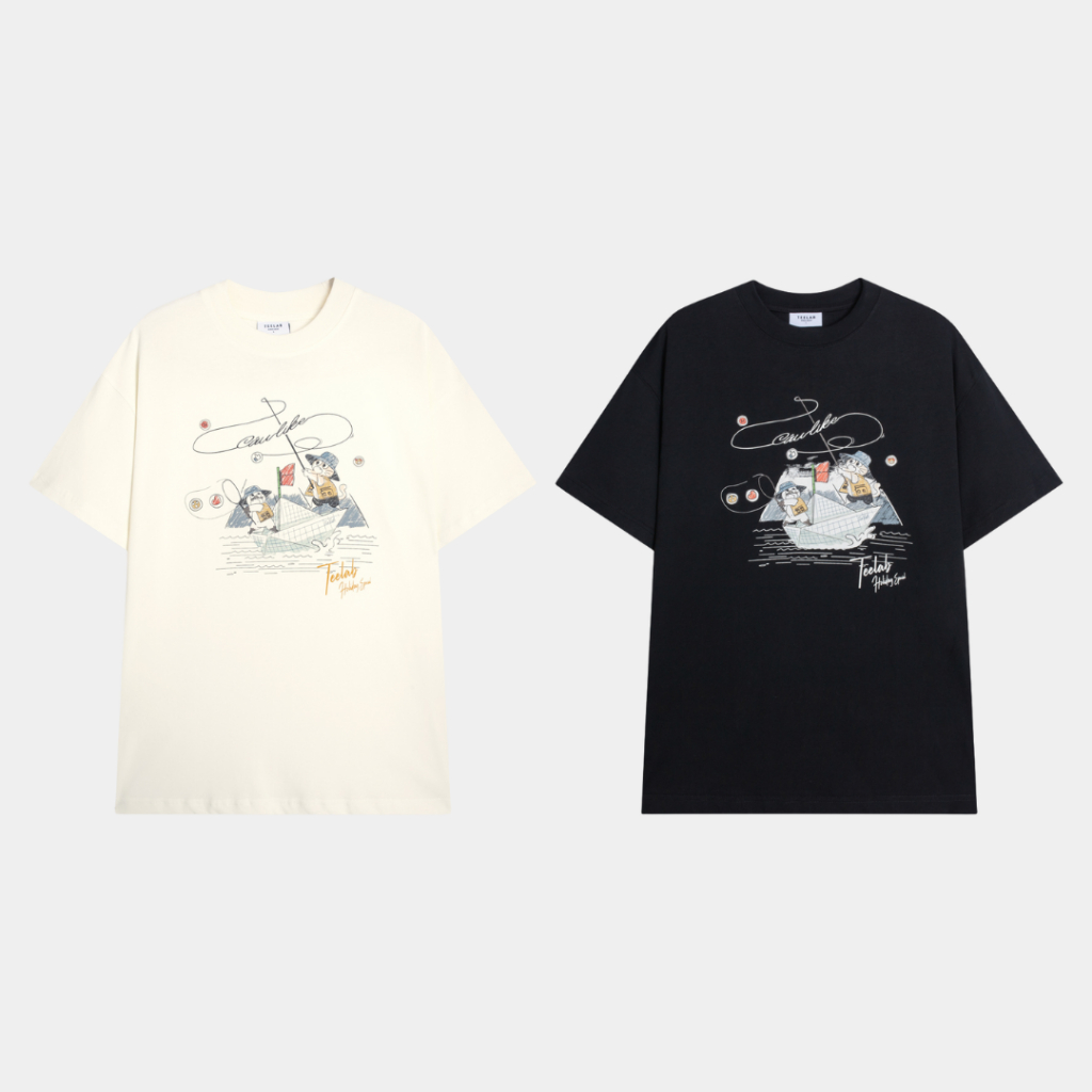 Ảnh Áo Thun Teelab  "Câu like" Tshirt Unisex Form Oversize Local Brand TS239 1