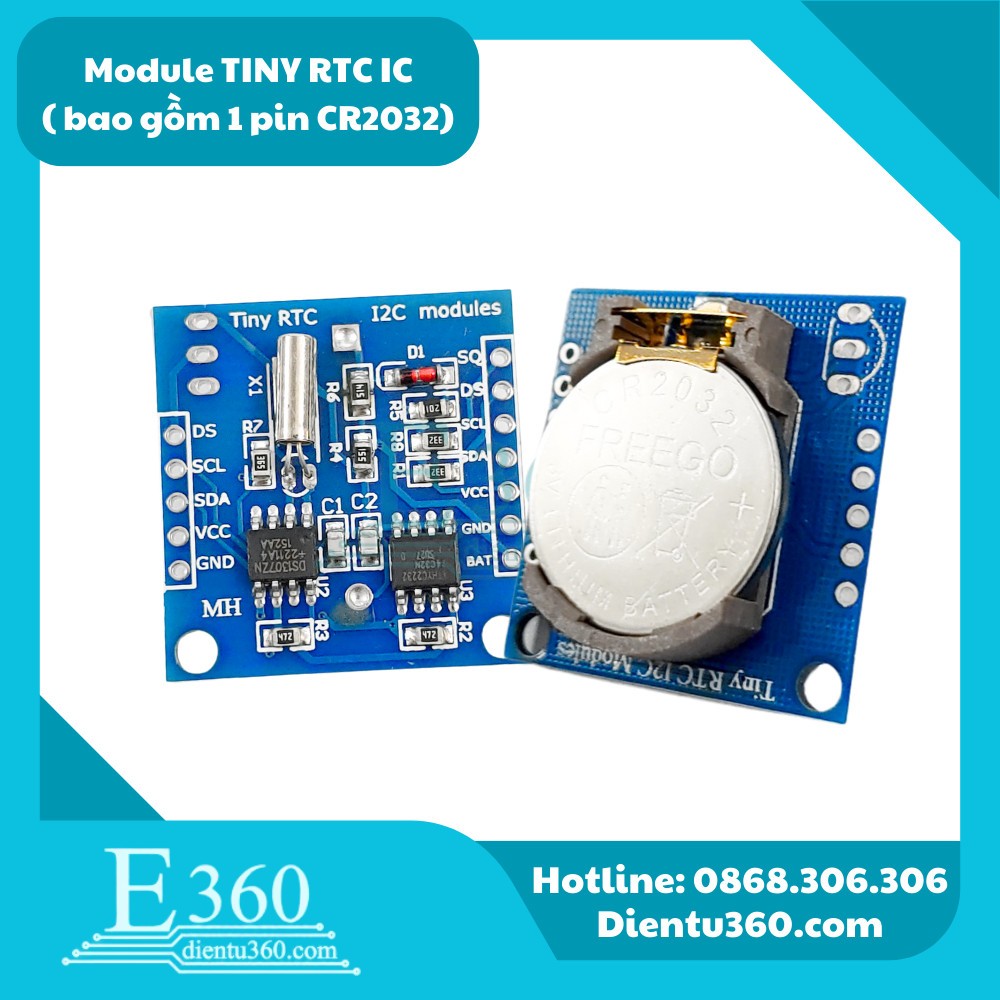 Module Tiny RTC I2C (bao gồm pin) | Shopee Việt Nam