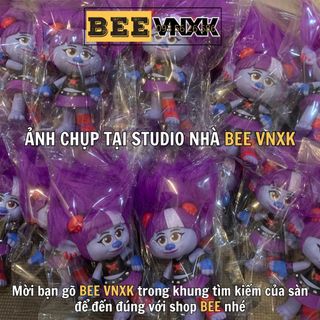 Búp bê Quỷ lùn tinh nghịch Trolls Topia tóc tím cỡ lớn hãng Hasbro xuất dư không hộp, có vết xước BEE VNXK