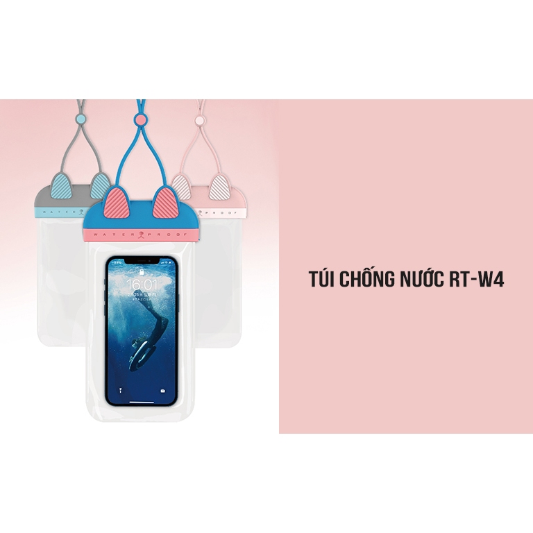 Túi chống nước KUTE REMAX RT-W4 cảm ứng được, sức chưa lớn