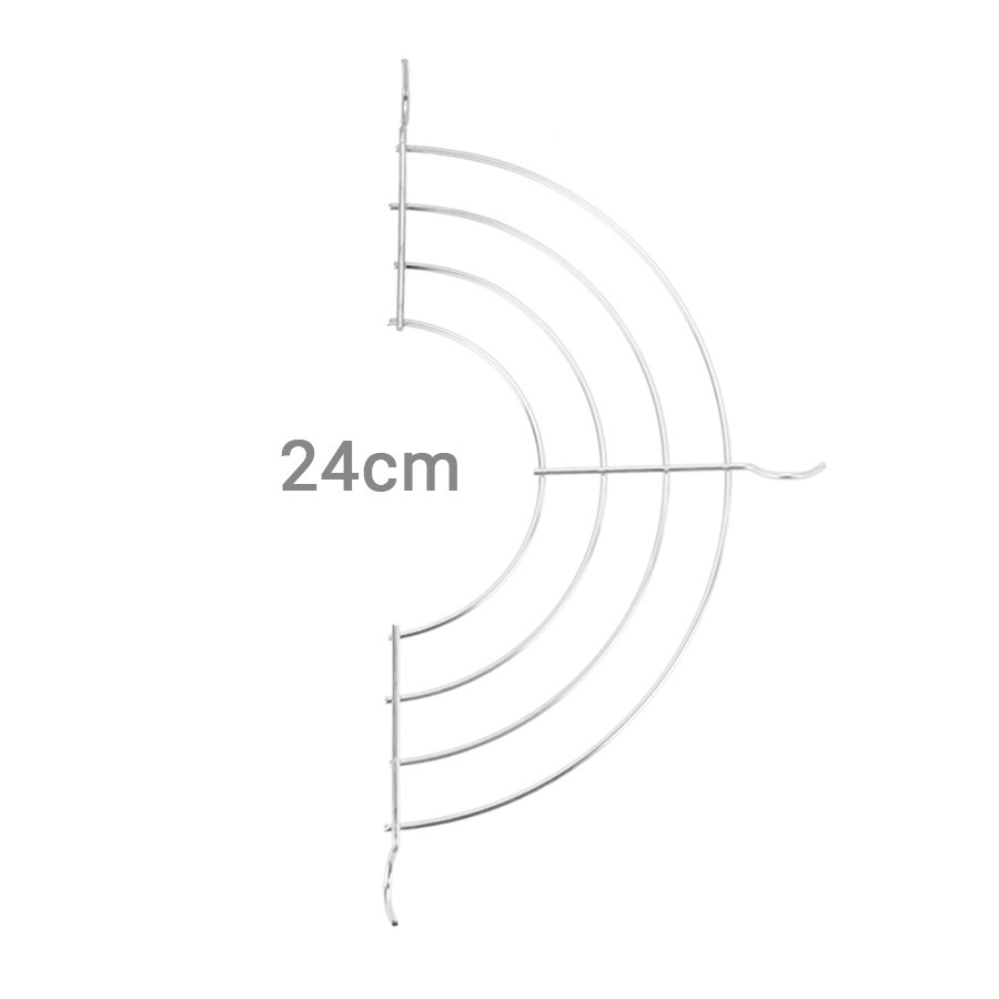 Ảnh Vỉ Gác Chảo-Tách Dầu INOX 304 Cao Cấp Size 18-20-24-26-28cm Hàng Chính Hãng KALPEN-GIA DỤNG ĐỨC 4
