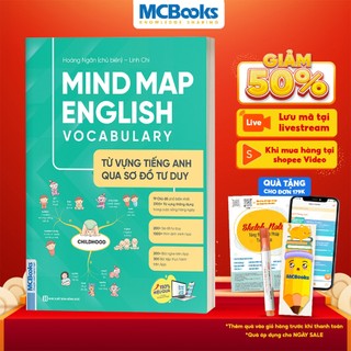 Sách - Mindmap English Vocabulary Từ Vựng Tiếng Anh Qua Sơ Đồ Tư Duy