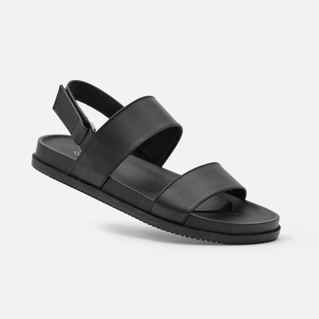 Ảnh Dép quai hậu nam G2 Juno kiểu Sandal nam, Giày xăng đan quai hậu đi học thời trang bằng da cao cấp 4