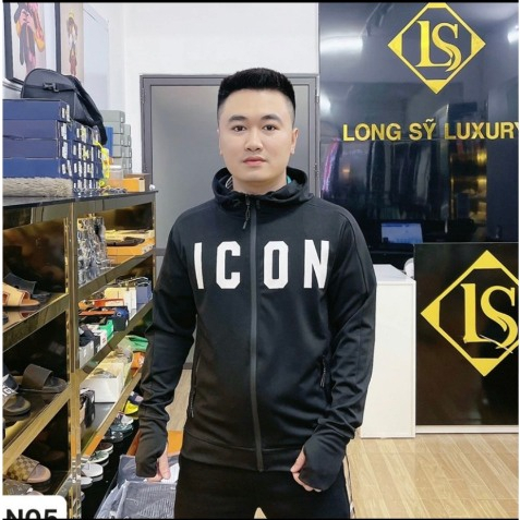 Áo Chống Nắng Nam Nữ ICON Phối CHữ Trước Ngực Chống Tia UV Tốt Thấm Hút Mồ Hôi - Áo Chống Nắng Hót Trénd