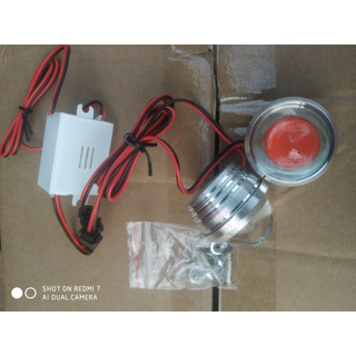 Đèn chớp nháy bi mắt trâu điện chung 12v 24v dùng cho ô tô, xe máy. ( GIÁ 1 BỘ)