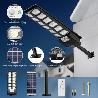 OOKAS Đèn Năng Lượng Mặt Trời 3000W cảm ứng  chống nước LED