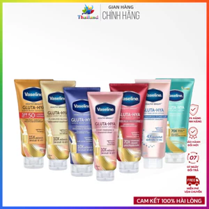 Dưỡng trắng chuyên sâu Vaseline Healthy Bright Gluta Hya Serum Burst Lotion 300ml