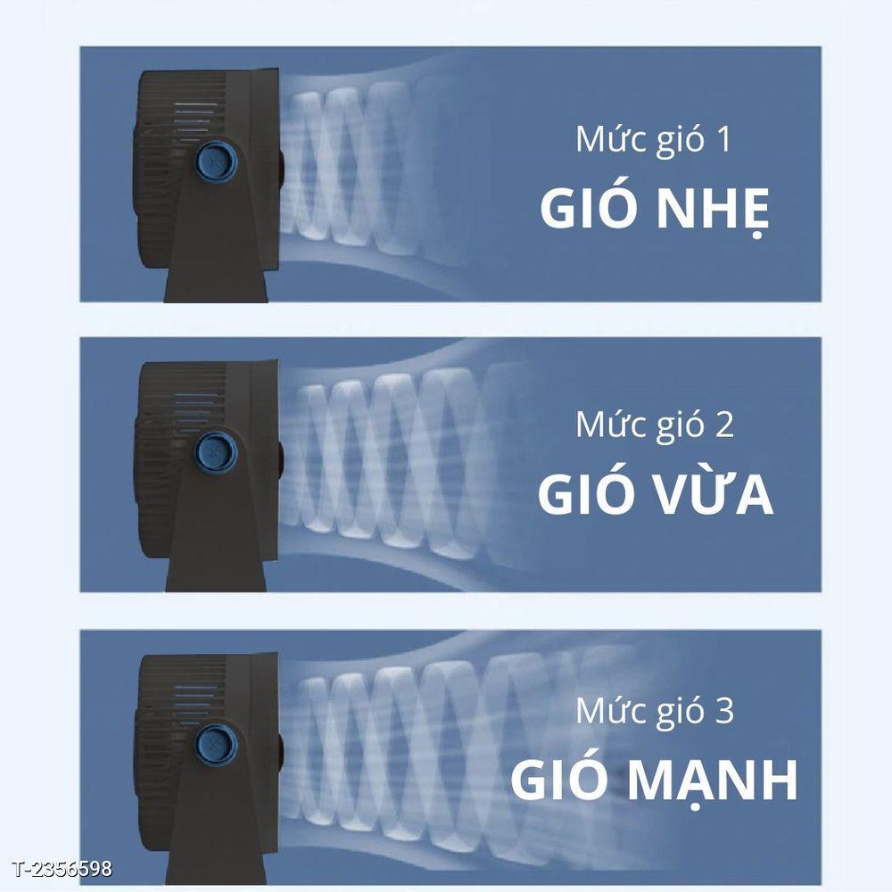Quạt mini, quạt nhỏ tích điện Kachi MK372