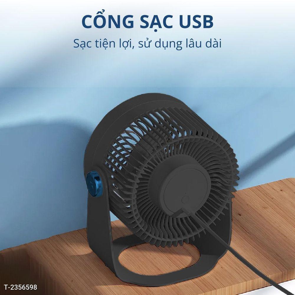 Quạt mini, quạt nhỏ tích điện Kachi MK372