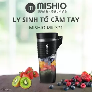 Máy xay sinh tố, ly xay sinh tố chạy pin cầm tay mang đi mọi nơi Mishio MK371