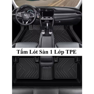Lót Sàn 2 Lớp Honda Civic Chất Liệu Nhựa Cao Cấp , Hàng Loại Dày Nhập Nội Địa Trung