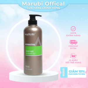 Dầu gội Marubi 1000ml Keratin siêu mềm mượt thơm nước hoa lưu hương lâu