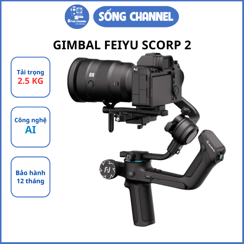 Gimbal Chống Rung Máy Ảnh Feiyu Scorp 2 - Công Nghệ Tracking AI - Mới ...