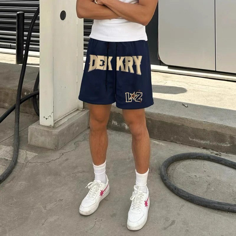 Quần Thun Ngố Nam Họa Tiết DEKKRY Jayzey Short Nỉ Đùi Dày Dặn Có Túi Kết Hợp Dây Rút
