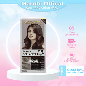 Thuốc nhuộm tóc Collagen Marado 100ml lên màu tuyệt đối