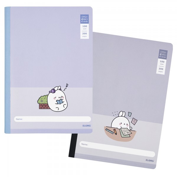 VỞ KLONG B5 CARO 200 TRANG 100 gsm may dán gá…