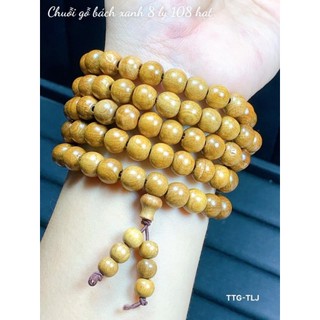 Chuỗi bách xanh 6ly 108 hạt thơm ngát thơm trọn đời