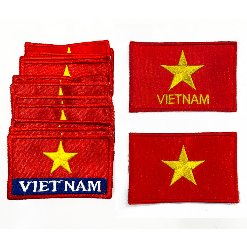 [Hàng Thêu Đẹp] Logo Phù hiệu Cờ Việt Nam - Patch vải - Mua nhiều giá ...