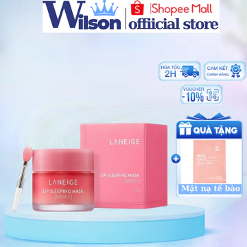 Mặt Nạ Ngủ Môi Laneige, Mặt Nạ Ngủ Môi Dưỡng Ẩm, Căng Bóng Mềm Mịn Hương Dâu Laneige Lip Sleeping Mask 3g, 20g
