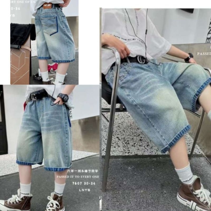 Quần short jean nam size đại cồ từ 30-58kg cao dưới 1m58
