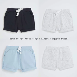 SEED Quần ngắn chất liệu cotton da cá mềm mát, thoáng khí cho bé