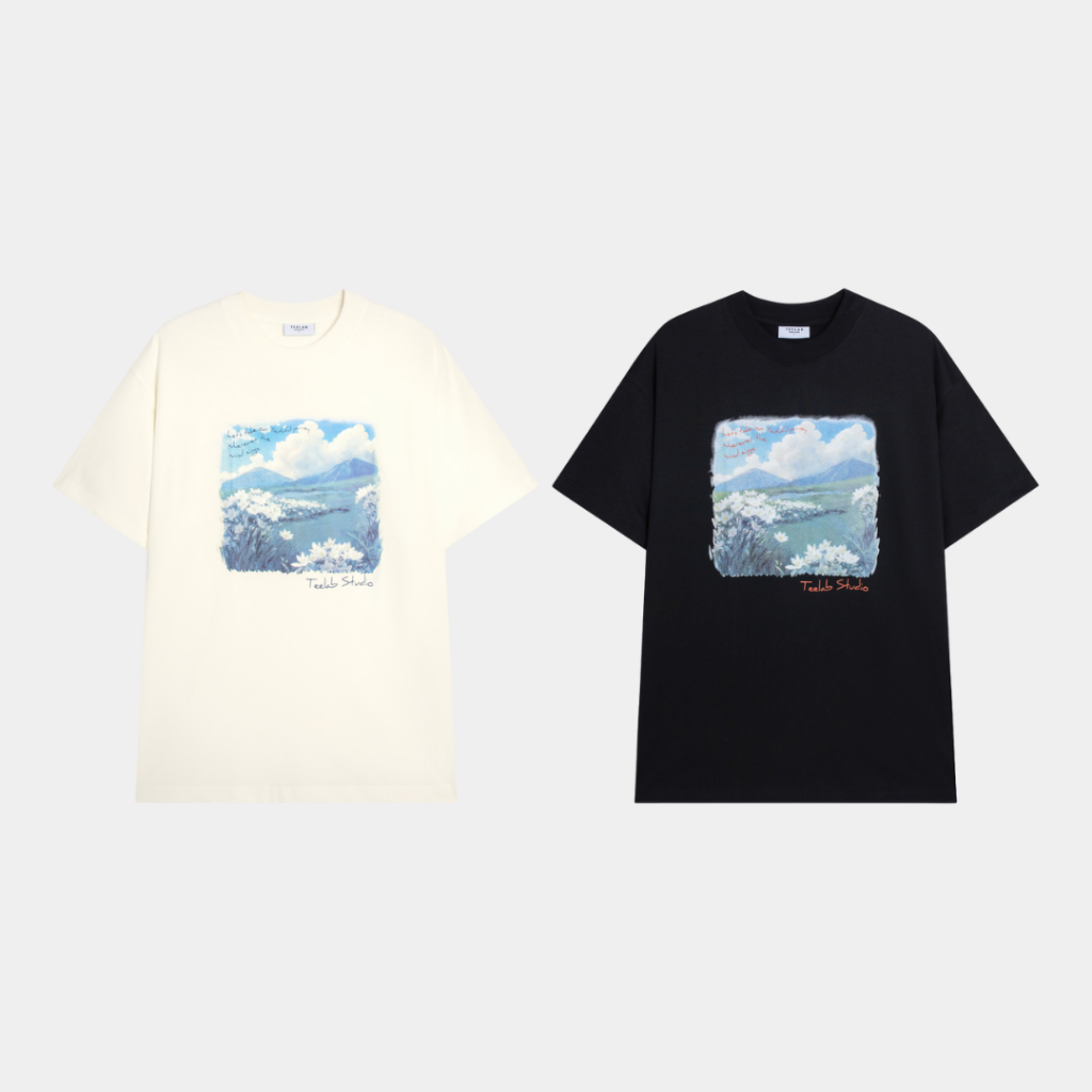 Ảnh Áo Thun Teelab Youthful Journey Tshirt Unisex Form Oversize Local Brand TS245 1