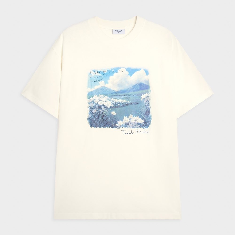 Ảnh Áo Thun Teelab Youthful Journey Tshirt Unisex Form Oversize Local Brand TS245 4