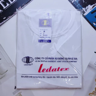 Sét 5 Áo Lót nam Cotton trắng trơn mặc lót trong sơ mi trung niên LEDATEX dệt kim đông xuân cao cấp