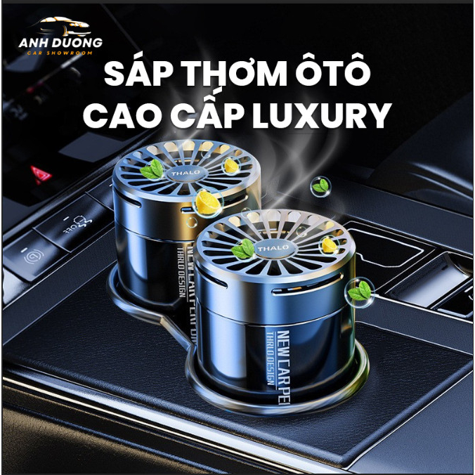 Sáp Thơm Ô Tô Cao Cấp - Nước Hoa Xe Hơi Chống Say, Khử Mùi và Làm Thơm Không Khí Ô Tô - Thiết kế sang trọng