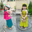 Quần áo cho bé gái (7-20kg) áo Yếm vải Gấm, quần dài vải Lụa cho bé gái