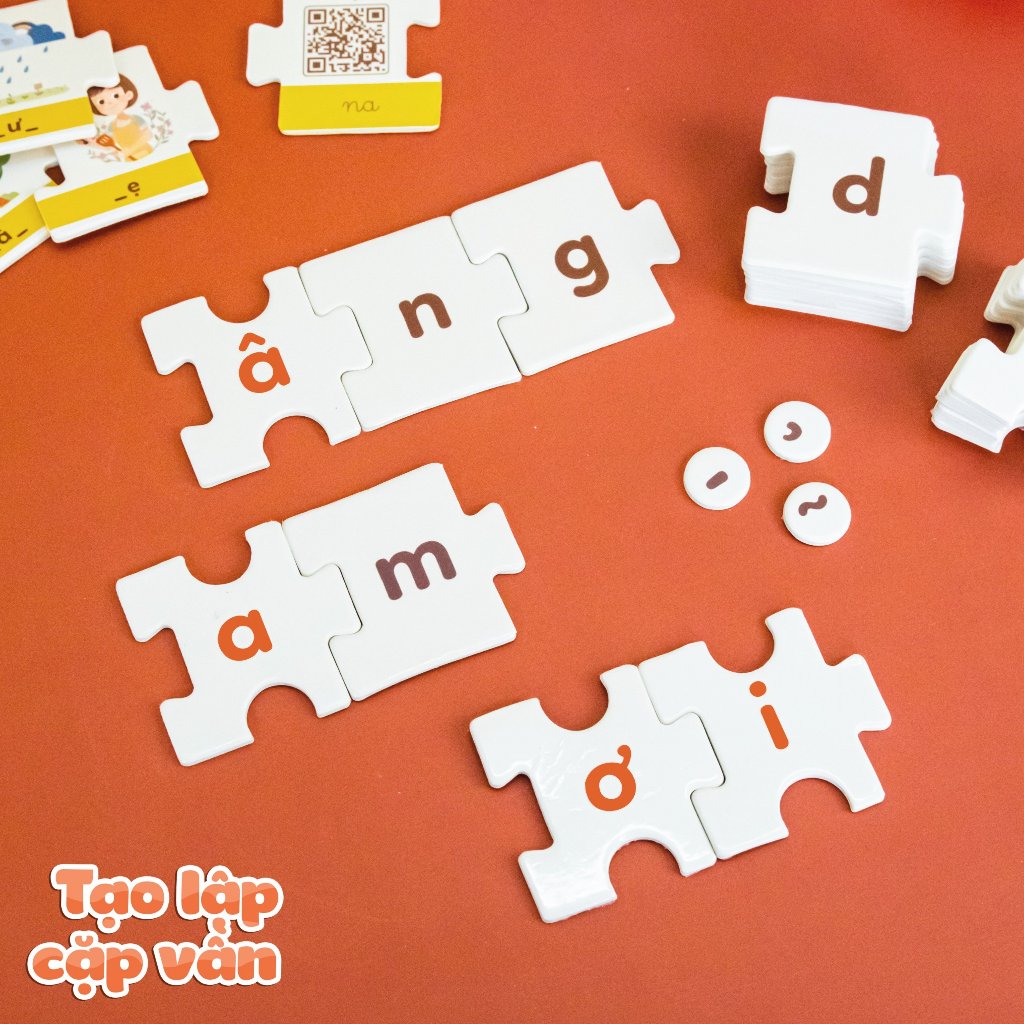 Puzzle học chữ và đánh vần Tiếng Việt - Kennen Match it