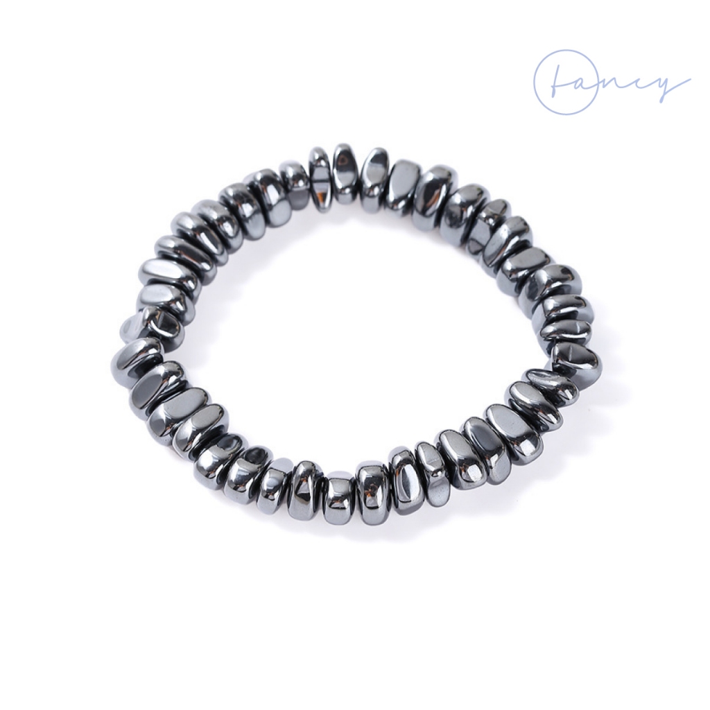 Vòng Tay Nam Thép Tian Mạ Bạc. Lắc Tay Nam Titan Sáng Bóng. Vòng Tay Lắc Tay Cho Nam Free Size | Fancy